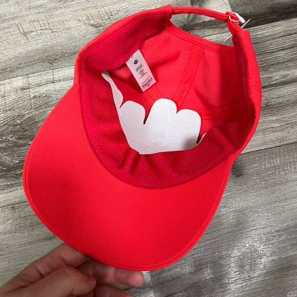 Lululemon Athletic Baller Hat Graphic Carnation Red NWT Unisex One Size - Picture 7 of 9